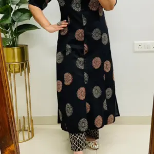 A-Line Kurti Co-Ords Set with Ankle Length Pant