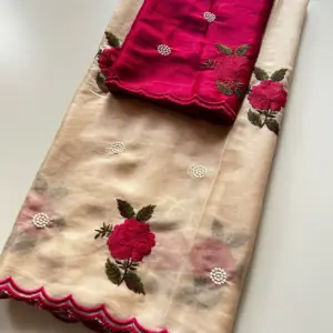 Rangoli Silk Embroidered Saree