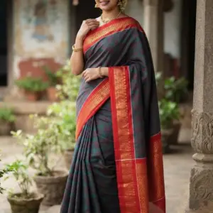 Kayal Emboss Saree with Blouse