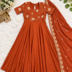 Rangoli Crush Anarkali Suit – Design 2