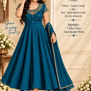 Fendi Crush Anarkali Suit Set