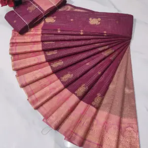 Kunthavai Soft Silk Sarees with Zari Work