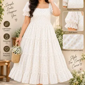 Fox Georgette Floral Dress
