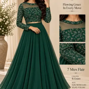 Georgette Embroidered Lehenga Set