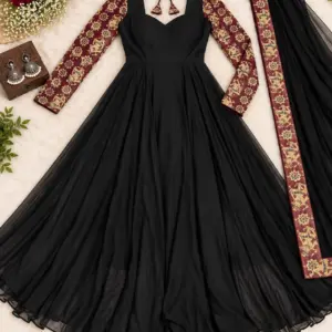 Georgette Anarkali Gown