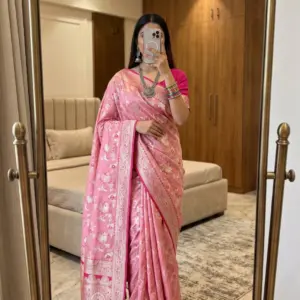Banarasi Silk Saree with Blouse