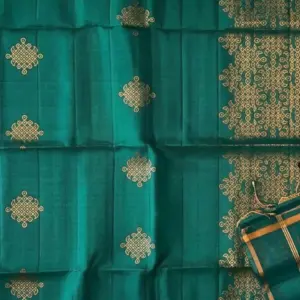 Soft Silk Saree with Blouse – Design 3