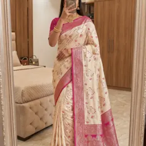 Banarasi Silk Saree with Blouse