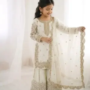 Premium mom & daughter Combo Ready to Wear sharara set