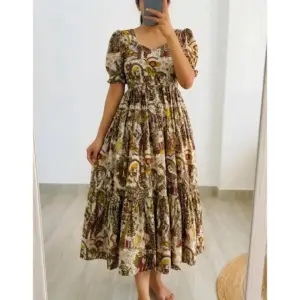 Most Demanding Kalamkari Maxigown