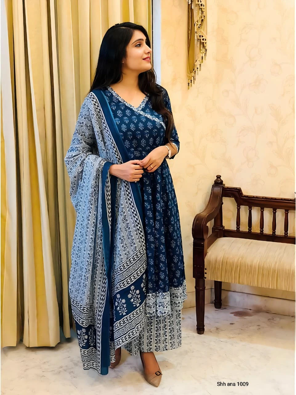 Fully Stiched Kurta and Pant & Dupatta Set*