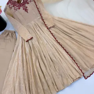 Doremon Crush Embroidered Gown