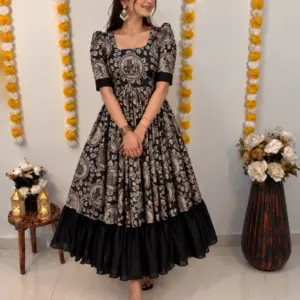 Kalamkari Silk Frock