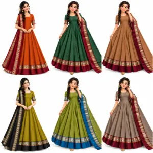 Kanchi Cotton Gown Set