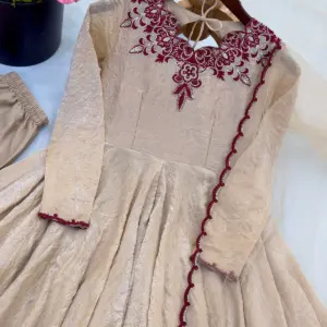 Doremon Crush Embroidered Gown