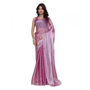 Women's Jimmy Choo Embellished Saree with Blouse – Magenta