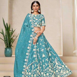 Twisha Mehvish Vol-19 1093 Organza Lehenga