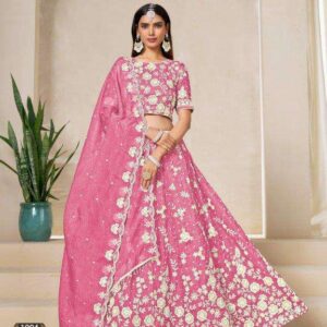 Twisha Mehvish Vol-19 1094 Organza Lehenga