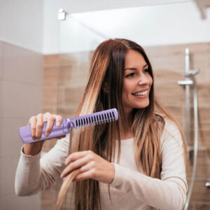Rechargeable Mini Hair Straightener (Multicolor)