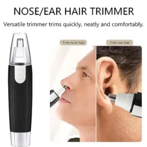 Generic Pack of 2 Nose & Ear Hair Trimmer (Black)