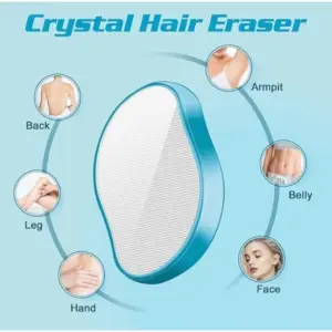 Generic Pack of 3 Crystal Painless Hair Eraser (Blue)