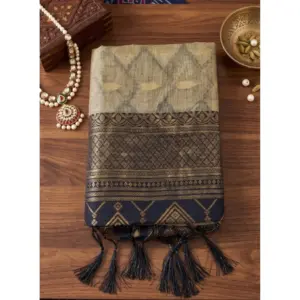 Women's Cotton Printed Saree with Blouse – Multicolor
