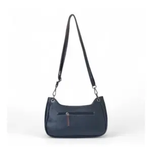 Women's Polyurethane Floral Embroidered Crossbody Sling Bag with Adjustable & Removable Strap (Black)