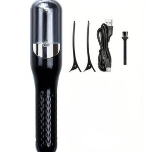 Stainless Steel Cordless Split End Hair Trimmer (Black)