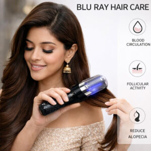 Stainless Steel Cordless Split End Hair Trimmer (Black)