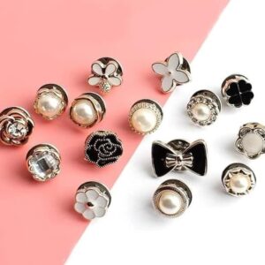 Pack of 2  Metal 20 Pieces Brooch Pin for Women Jeans Shirt Coat Dress Clothes Sweater Hat Bags Brooch (Multicolor)