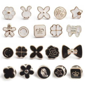 Pack of 2  Metal 20 Pieces Brooch Pin for Women Jeans Shirt Coat Dress Clothes Sweater Hat Bags Brooch (Multicolor)
