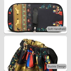 Nylon-Polyester Printed Backpack (Multicolor)