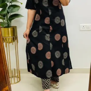 A-Line Kurti Co-Ords Set with Ankle Length Pant
