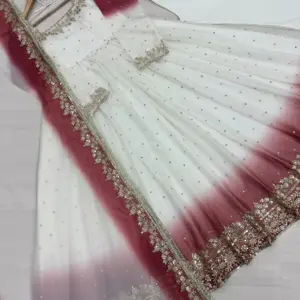 Georgette Anarkali Gown Set