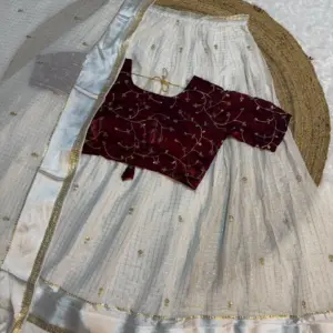 Viscose Georgette Lehenga Set