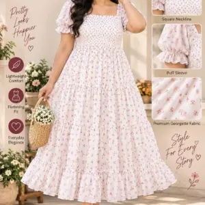 Fox Georgette Floral Dress