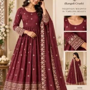 Rangoli Crush Anarkali Suit
