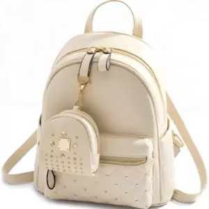 Latest Trendy Women’s Pink Backpack | Lightweight & Durable PU Leather School/College Bag|Adjustable