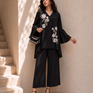 Alizeh 9023 Crepe Co-ord Set