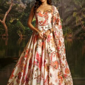 Arya Design DRS-209 Georgette Lehenga