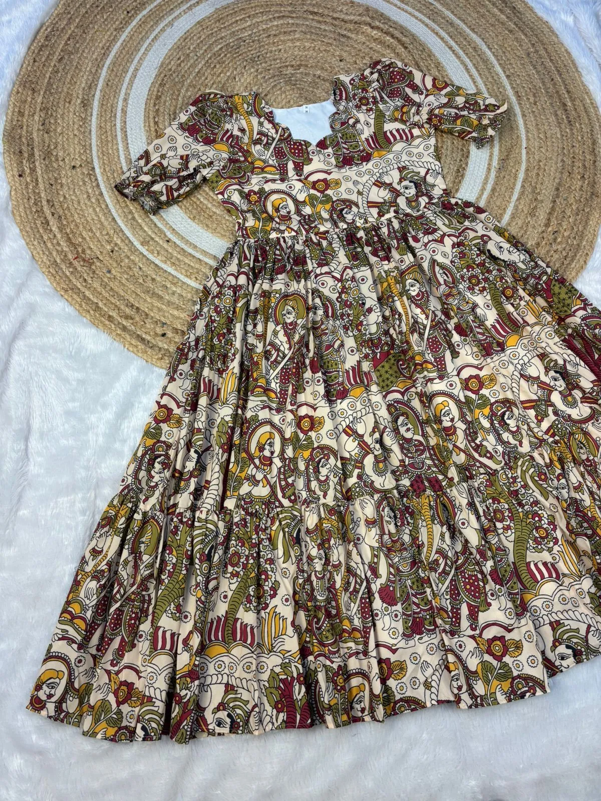 Most Demanding Kalamkari Maxigown