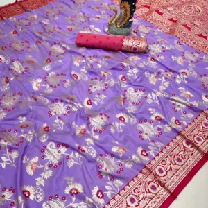 Banarasi Silk Saree with Blouse
