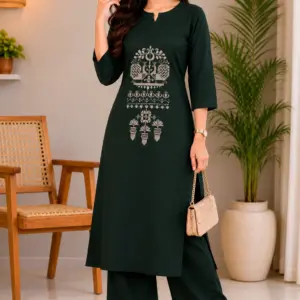 Women's Cotton Kurti Set