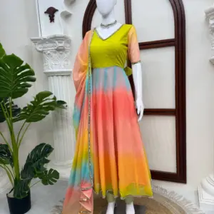 Elegant 3-Piece Anarkali Set