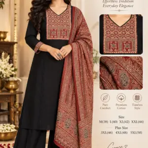 Cotton Ajrakh Print Kurta Set