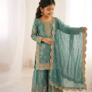 Premium mom & daughter Combo Ready to Wear sharara set