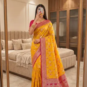 Banarasi Silk Saree with Blouse