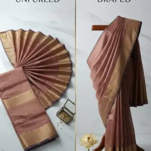 Tissue Saree with Blouse