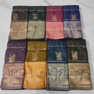 Kunthavai Soft Silk Sarees with Zari Work