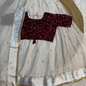 Viscose Georgette Lehenga Set